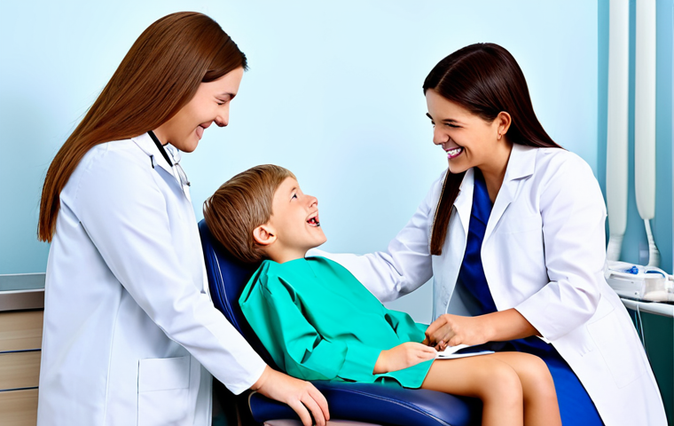 치과의사 면허 시험 준비 방법 - A professional dentist in a modern clinic examining X-rays, fully clothed, appropriate attire, safe ...