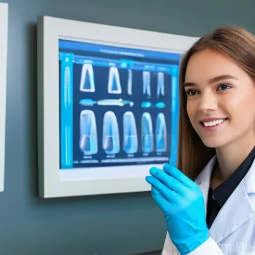 Home 16 치과의사 필수 자격증 - **Prompt:** A bright and sterile dental university laboratory, with large windows allowing natural l...