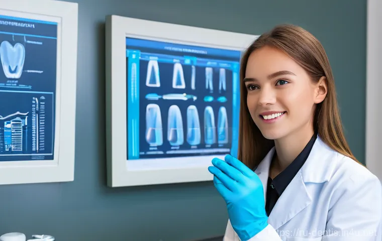 치과의사 필수 자격증 - **Prompt:** A bright and sterile dental university laboratory, with large windows allowing natural l...